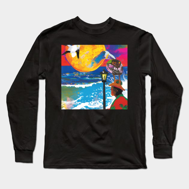 ABSTRACT PIE5 Long Sleeve T-Shirt by Art Unplugged